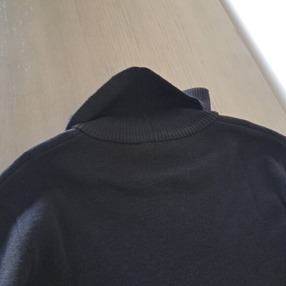 BYBLOS Made in Italy Black Split Collar Wool Pullover Sweater Vintage Size EU 40 - Picture 11 of 14